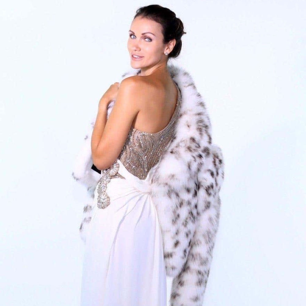 New Authentic Versace Women's Fur Coat